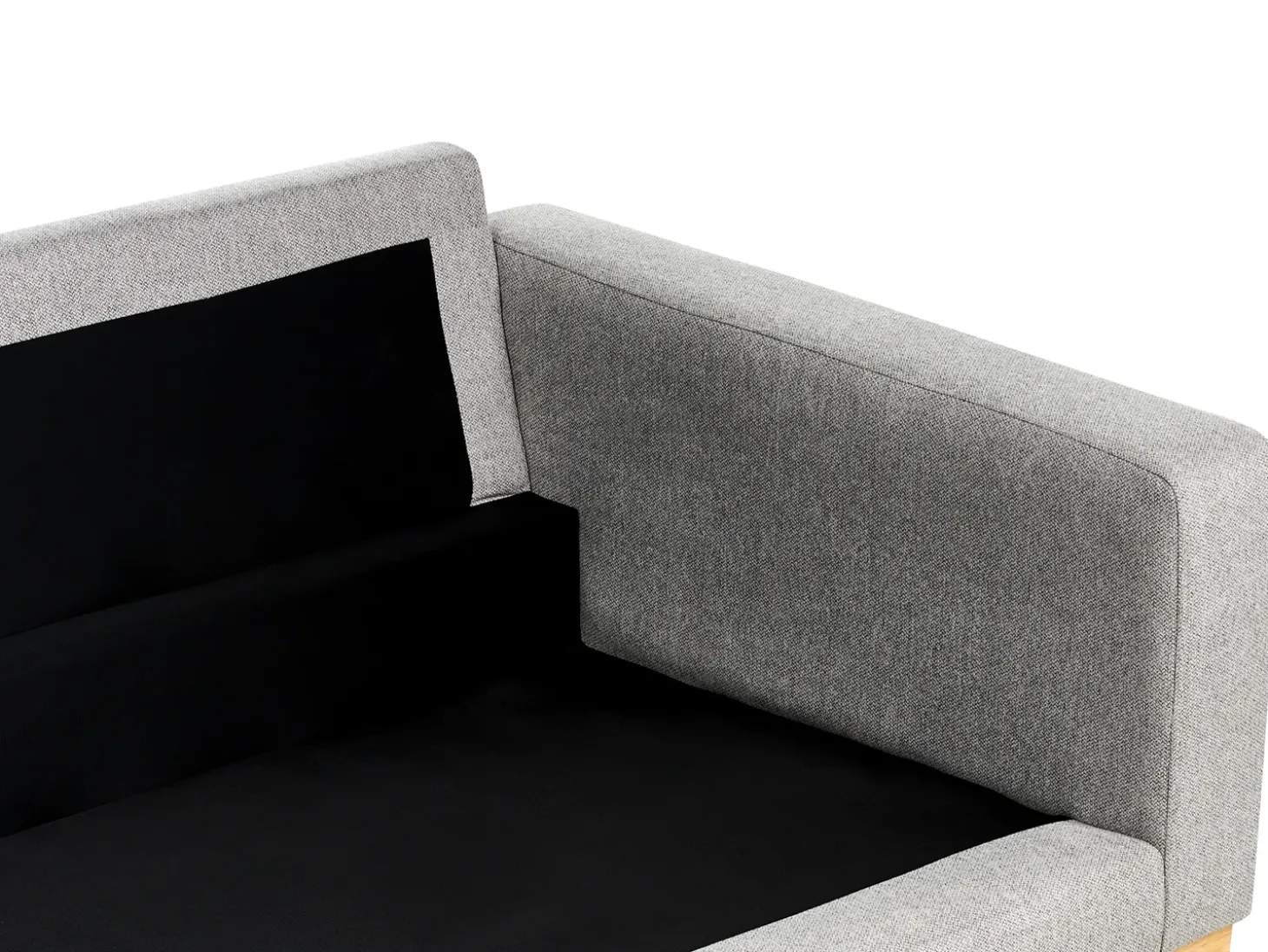 Outlet Sofa dla 2 osób SIGGARD Szary Sofy Tapicerowane|Sofy Dwuosobowe