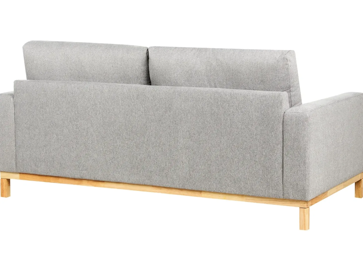 Outlet Sofa dla 2 osób SIGGARD Szary Sofy Tapicerowane|Sofy Dwuosobowe