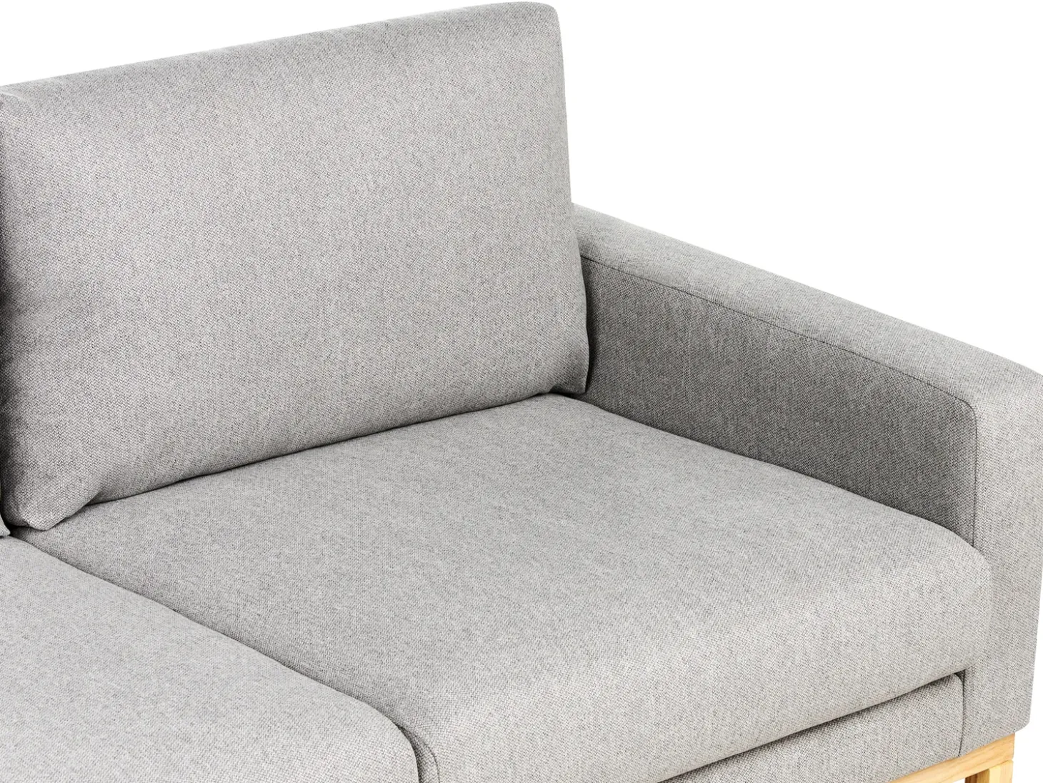 Outlet Sofa dla 2 osób SIGGARD Szary Sofy Tapicerowane|Sofy Dwuosobowe