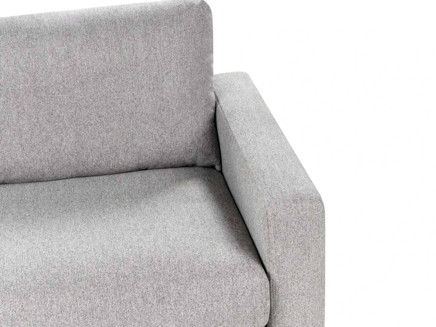 Clearance Sofa dla 3 osób SIGGARD Szary Sofy Tapicerowane|Kolekcje Sof