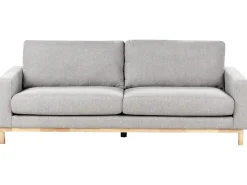 Clearance Sofa dla 3 osób SIGGARD Szary Sofy Tapicerowane|Kolekcje Sof