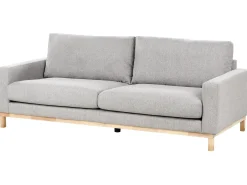 Clearance Sofa dla 3 osób SIGGARD Szary Sofy Tapicerowane|Kolekcje Sof