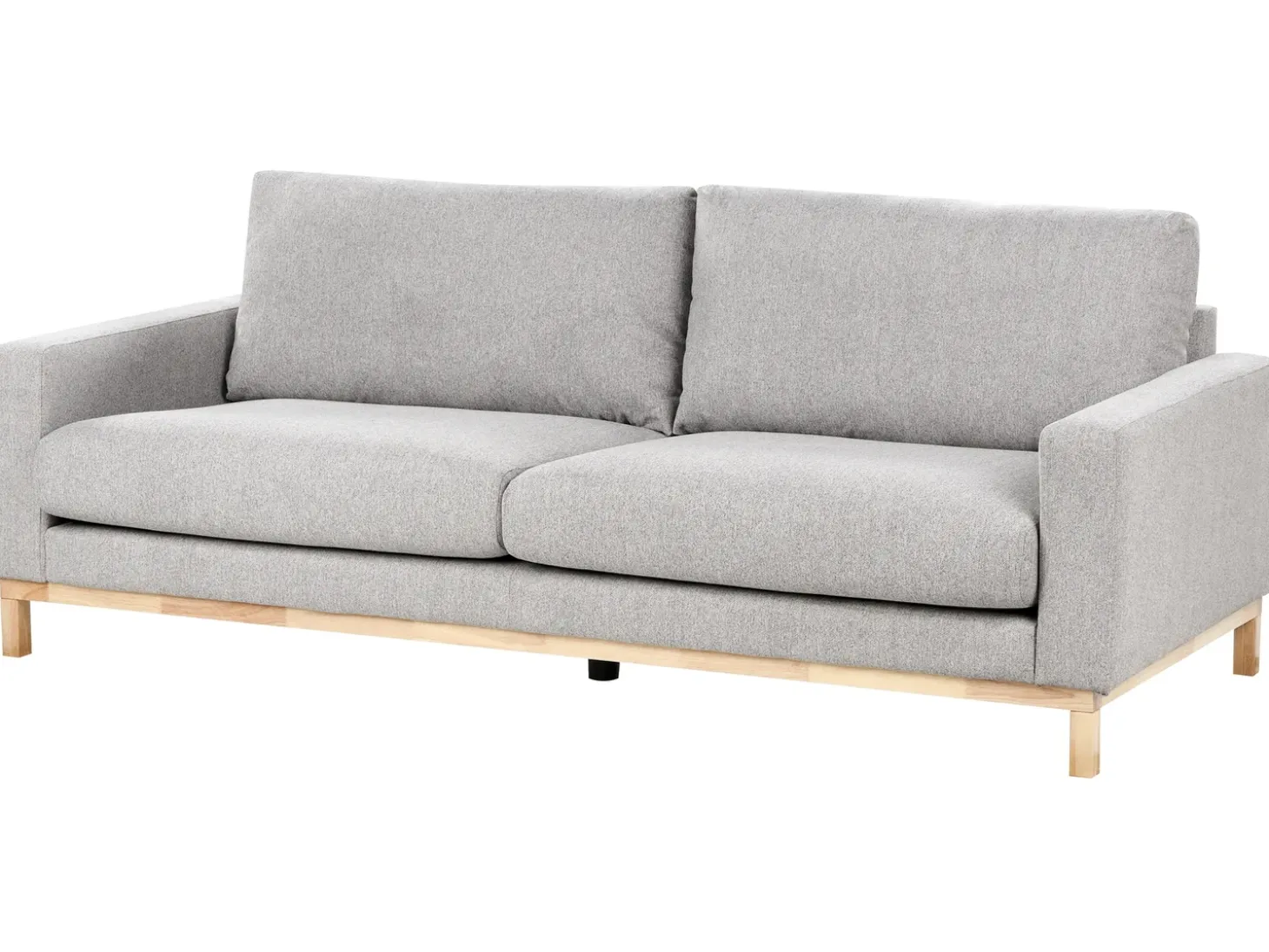 Clearance Sofa dla 3 osób SIGGARD Szary Sofy Tapicerowane|Kolekcje Sof