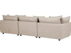 Sofa dla 3 osób SIGTUNA Beżowy z otomaną Sofy Tapicerowane|Kolekcje Sof