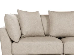 Sofa dla 3 osób SIGTUNA Beżowy z otomaną Sofy Tapicerowane|Kolekcje Sof