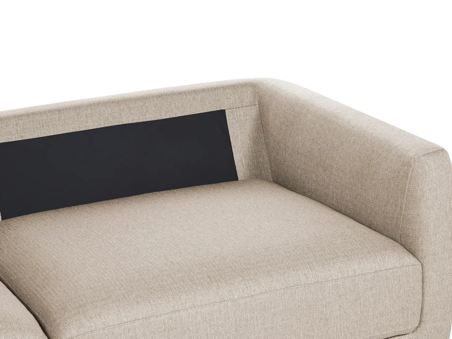 Sofa dla 3 osób SIGTUNA Beżowy z otomaną Sofy Tapicerowane|Kolekcje Sof