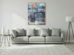 Hot Sofa dla 3 osób SIGTUNA Jasnoszary Sofy Tapicerowane|Kolekcje Sof