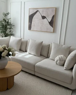 Online Sofa dla 3 osób SIGTUNA Złamana biel Sofy Tapicerowane|Kolekcje Sof