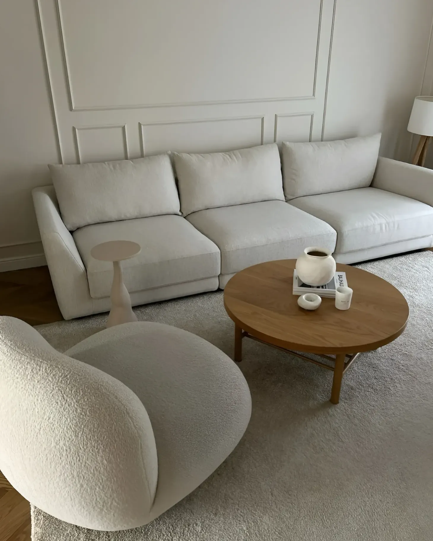 Online Sofa dla 3 osób SIGTUNA Złamana biel Sofy Tapicerowane|Kolekcje Sof
