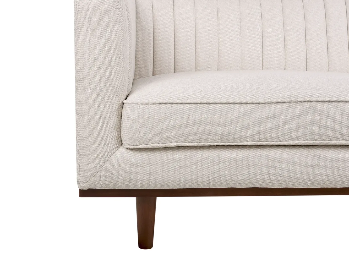 Best Sofa dla 3 osób SKAULE Beżowy Sofy Tapicerowane|Wszystkie Sofy