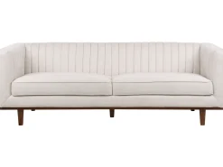 Best Sofa dla 3 osób SKAULE Beżowy Sofy Tapicerowane|Wszystkie Sofy