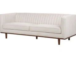 Best Sofa dla 3 osób SKAULE Beżowy Sofy Tapicerowane|Wszystkie Sofy
