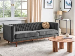 Sofa dla 3 osób SKAULE Ciemnoszary Sofy Tapicerowane|Wszystkie Sofy