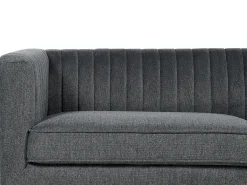 Sofa dla 3 osób SKAULE Ciemnoszary Sofy Tapicerowane|Wszystkie Sofy