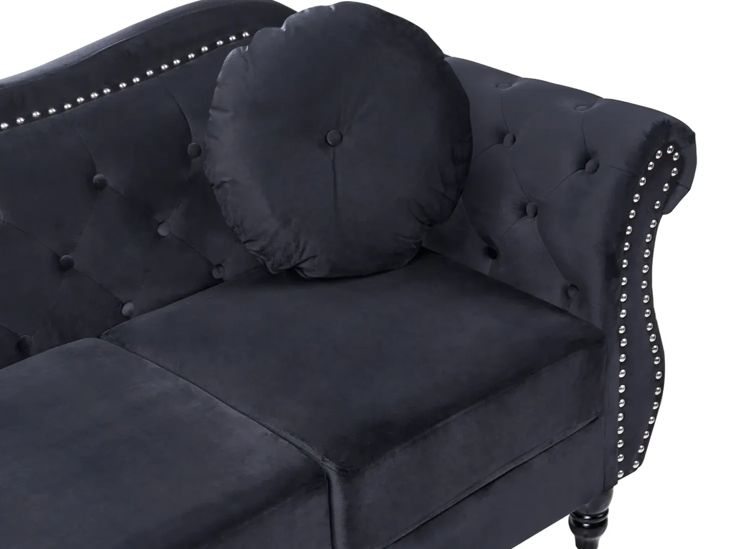 Outlet Sofa dla 3 osób SKIEN Welur Sofy Tapicerowane|Kolekcje Sof