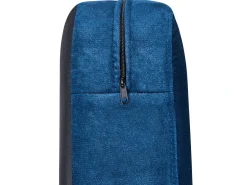 Outlet Sofa dla 2 osób SKIEN Welur Granatowy Sofy Tapicerowane|Sofy Dwuosobowe