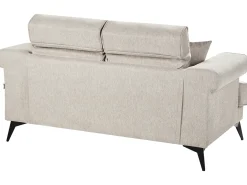 Hot Sofa dla 2 osób SKIVE Beżowoszary Sofy Tapicerowane|Sofy Dwuosobowe