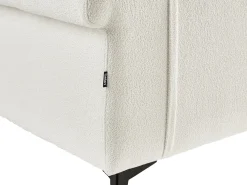 Sale Sofa dla 2 osób SKIVE Boucle Biały Sofy Tapicerowane|Sofy Dwuosobowe