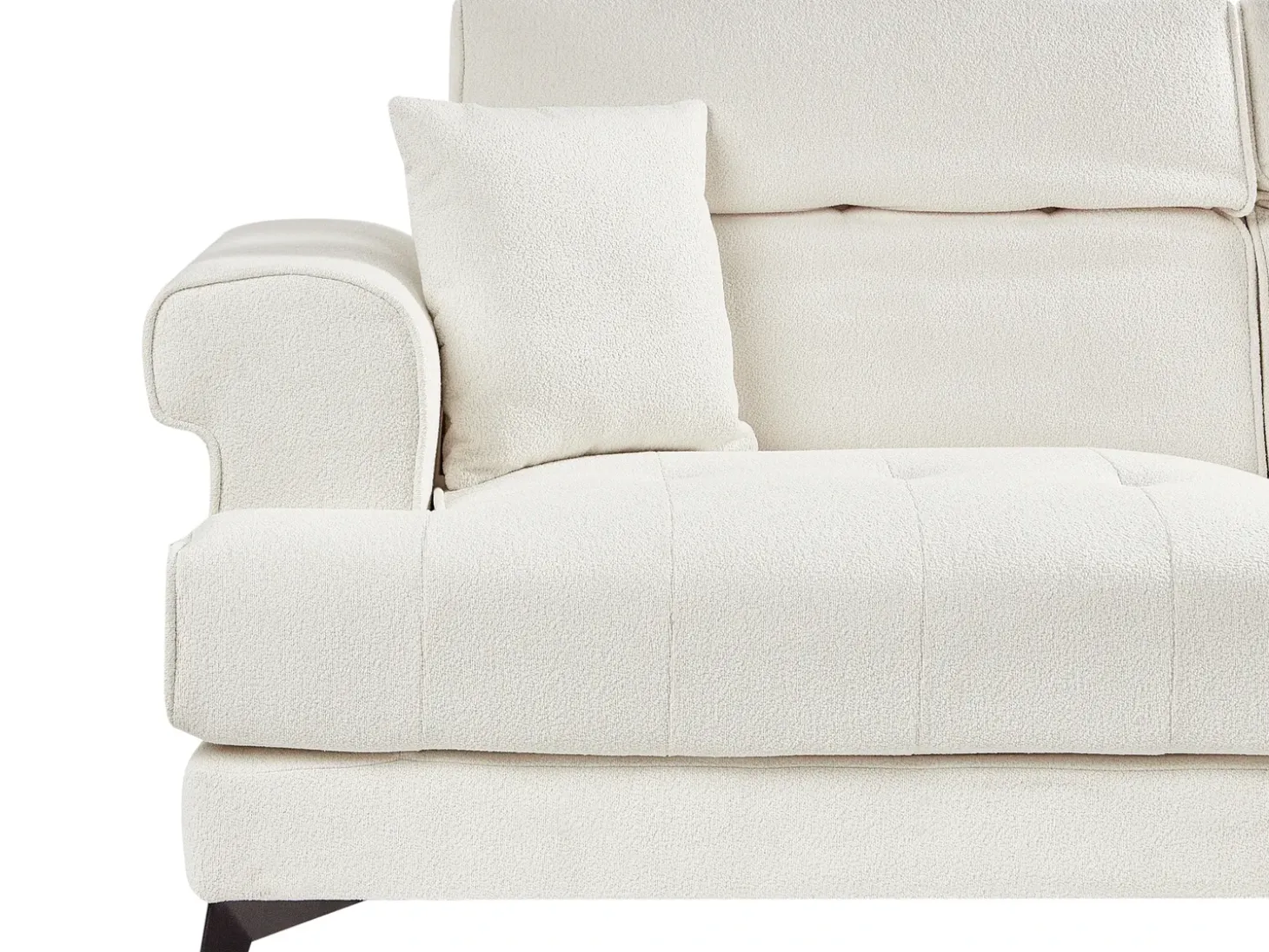 Sale Sofa dla 3 osób SKIVE Boucle Biały Sofy Tapicerowane|Kolekcje Sof