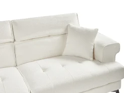 Sale Sofa dla 3 osób SKIVE Boucle Biały Sofy Tapicerowane|Kolekcje Sof