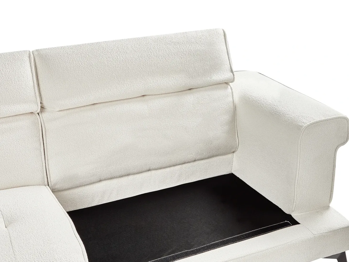 Sale Sofa dla 3 osób SKIVE Boucle Biały Sofy Tapicerowane|Kolekcje Sof