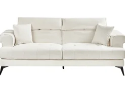 Sale Sofa dla 3 osób SKIVE Boucle Biały Sofy Tapicerowane|Kolekcje Sof