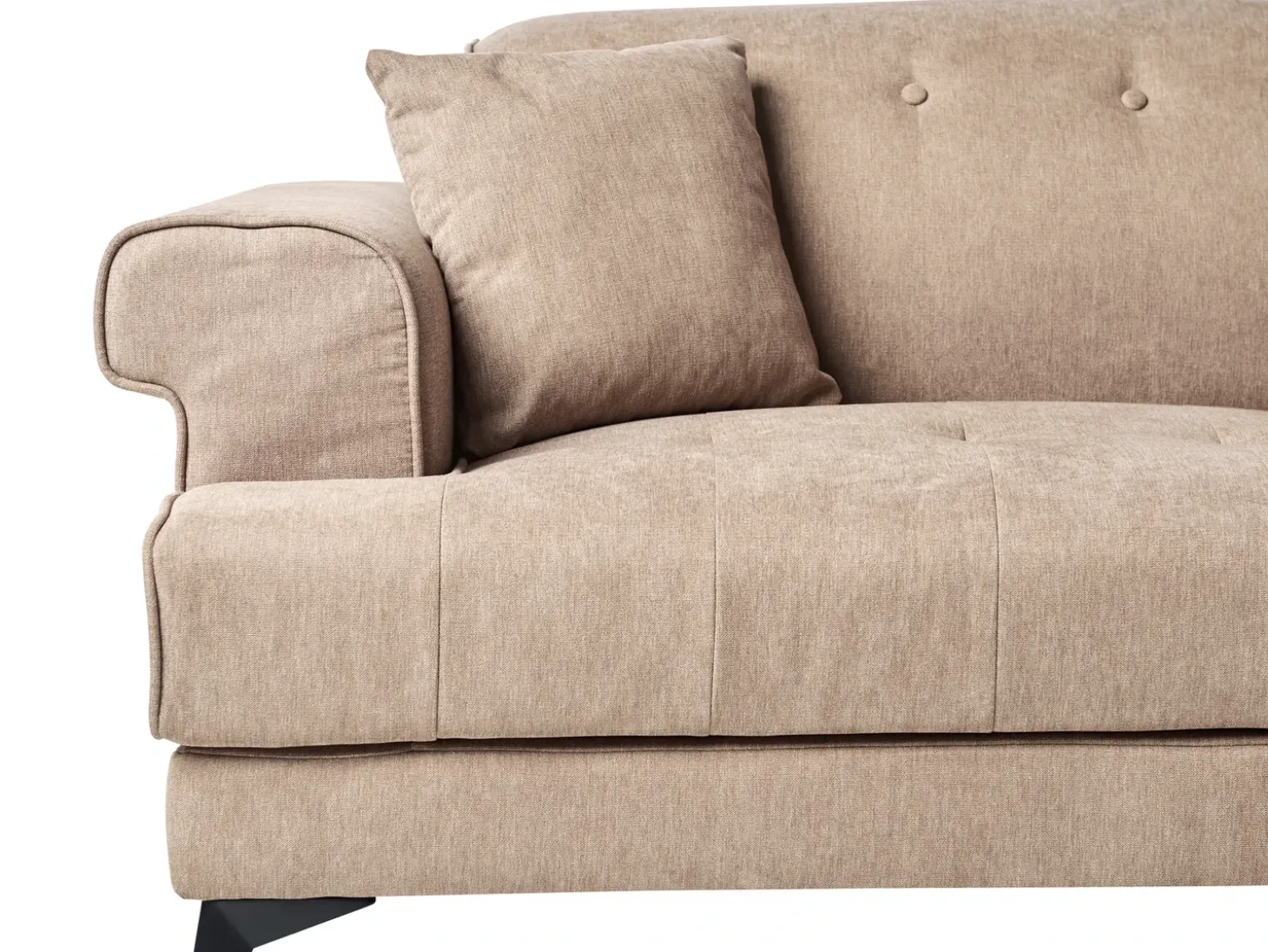 Online Sofa dla 3 osób SKIVE Jasnobrązowy Sofy Tapicerowane|Kolekcje Sof