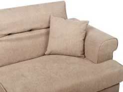 Online Sofa dla 3 osób SKIVE Jasnobrązowy Sofy Tapicerowane|Kolekcje Sof