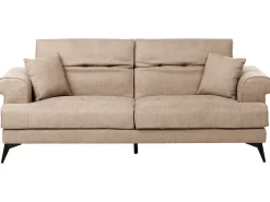 Online Sofa dla 3 osób SKIVE Jasnobrązowy Sofy Tapicerowane|Kolekcje Sof