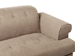 Online Sofa dla 3 osób SKIVE Jasnobrązowy Sofy Tapicerowane|Kolekcje Sof