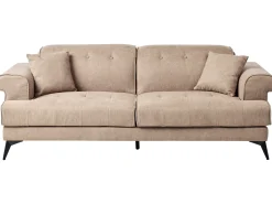 Online Sofa dla 3 osób SKIVE Jasnobrązowy Sofy Tapicerowane|Kolekcje Sof