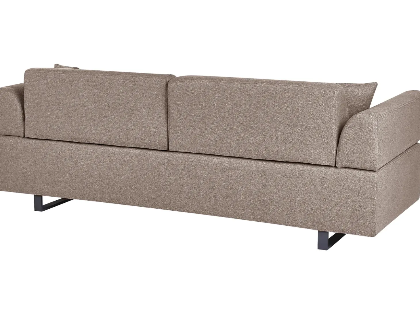 Online Sofa dla 3 osób SOKNA Beżowoszary ze stolikami Sofy Tapicerowane|Wszystkie Sofy