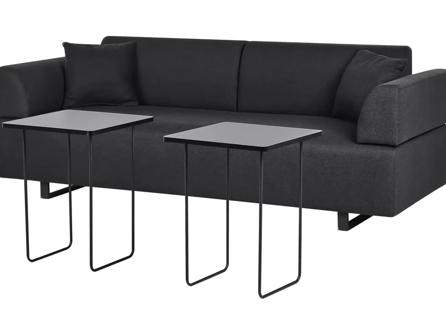 Sale Sofa dla 3 osób SOKNA ze stolikami Sofy Tapicerowane|Wszystkie Sofy