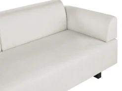 Sofa dla 3 osób SOKNA Jasnobeżowy ze stolikami Sofy Tapicerowane|Wszystkie Sofy