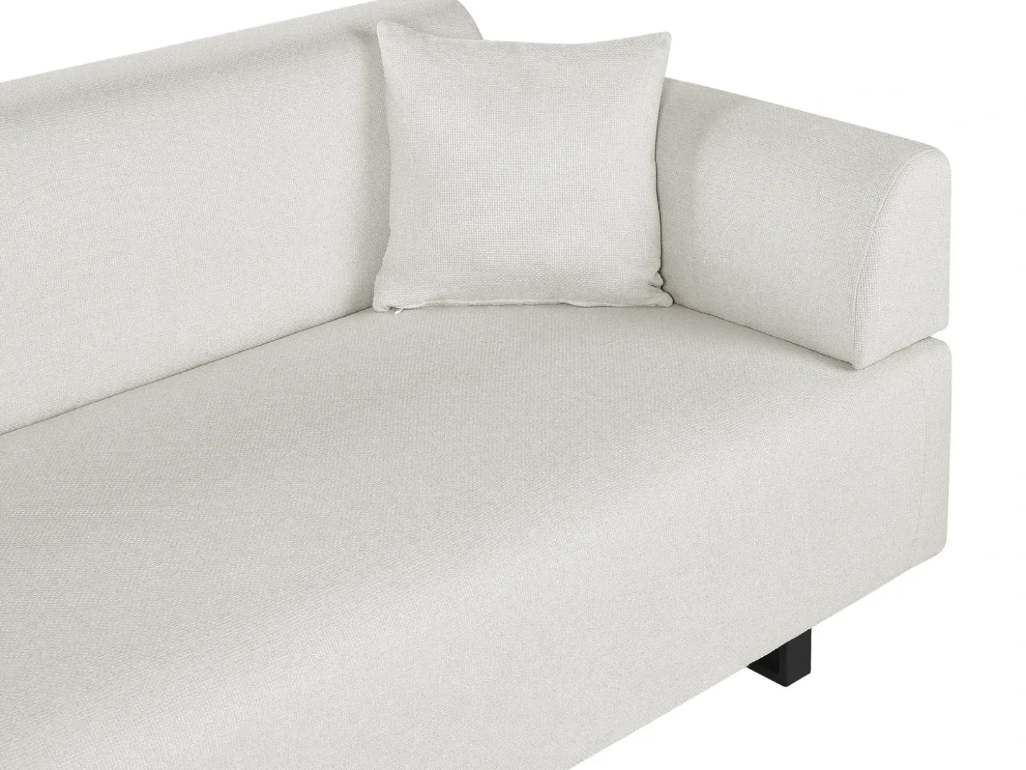 Sofa dla 3 osób SOKNA Jasnobeżowy ze stolikami Sofy Tapicerowane|Wszystkie Sofy