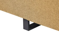 Clearance Sofa dla 3 osób SOKNA Musztardowy ze stolikami Sofy Tapicerowane|Wszystkie Sofy