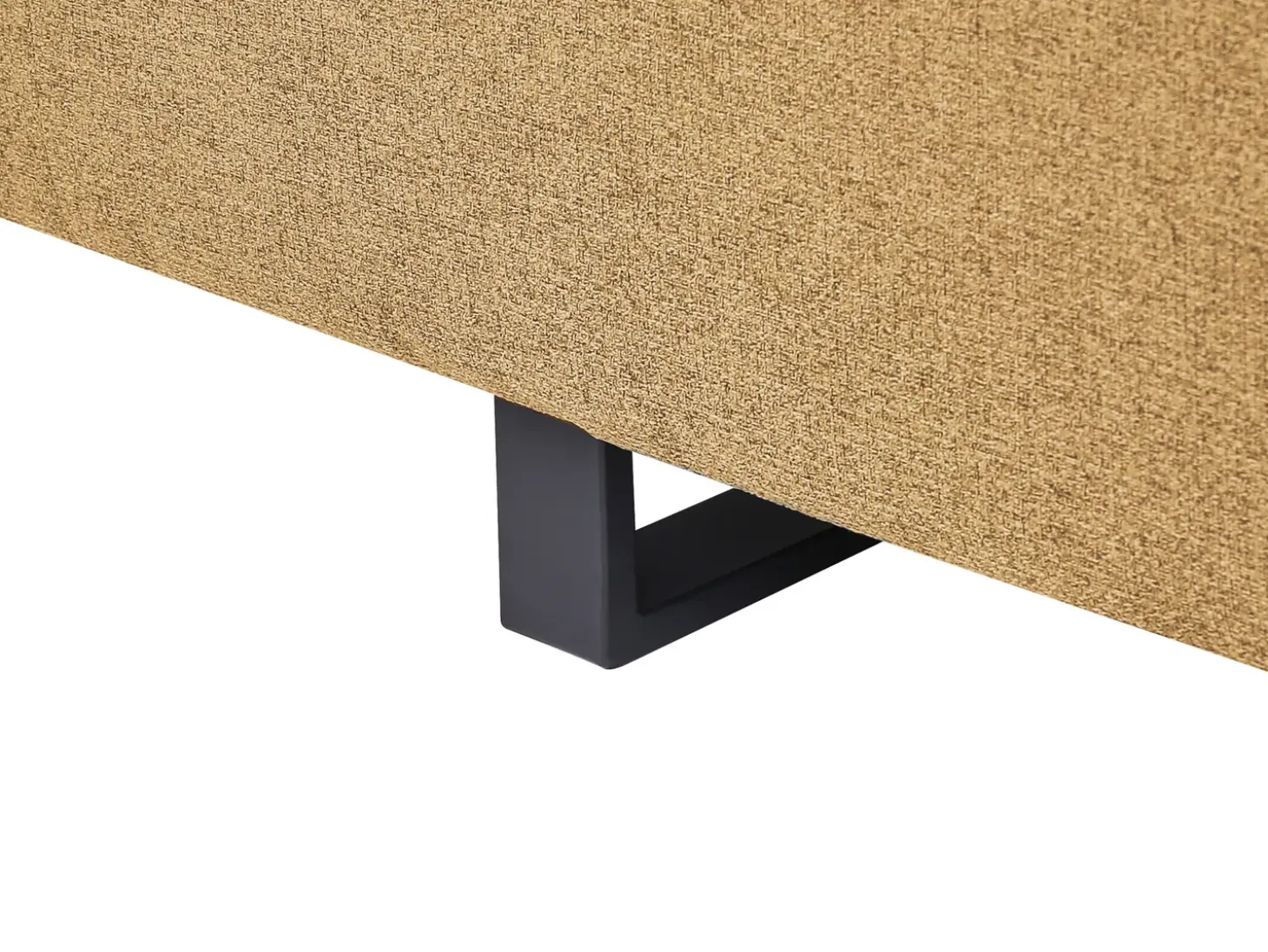 Clearance Sofa dla 3 osób SOKNA Musztardowy ze stolikami Sofy Tapicerowane|Wszystkie Sofy