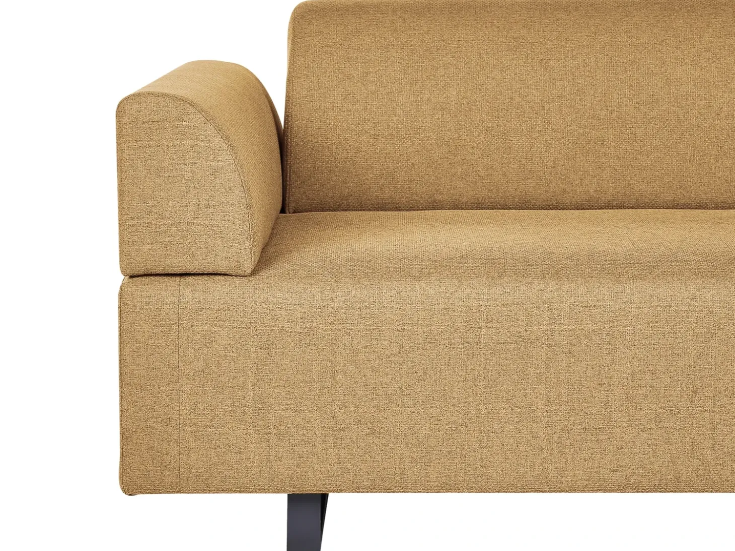 Clearance Sofa dla 3 osób SOKNA Musztardowy ze stolikami Sofy Tapicerowane|Wszystkie Sofy