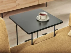 Clearance Sofa dla 3 osób SOKNA Musztardowy ze stolikami Sofy Tapicerowane|Wszystkie Sofy