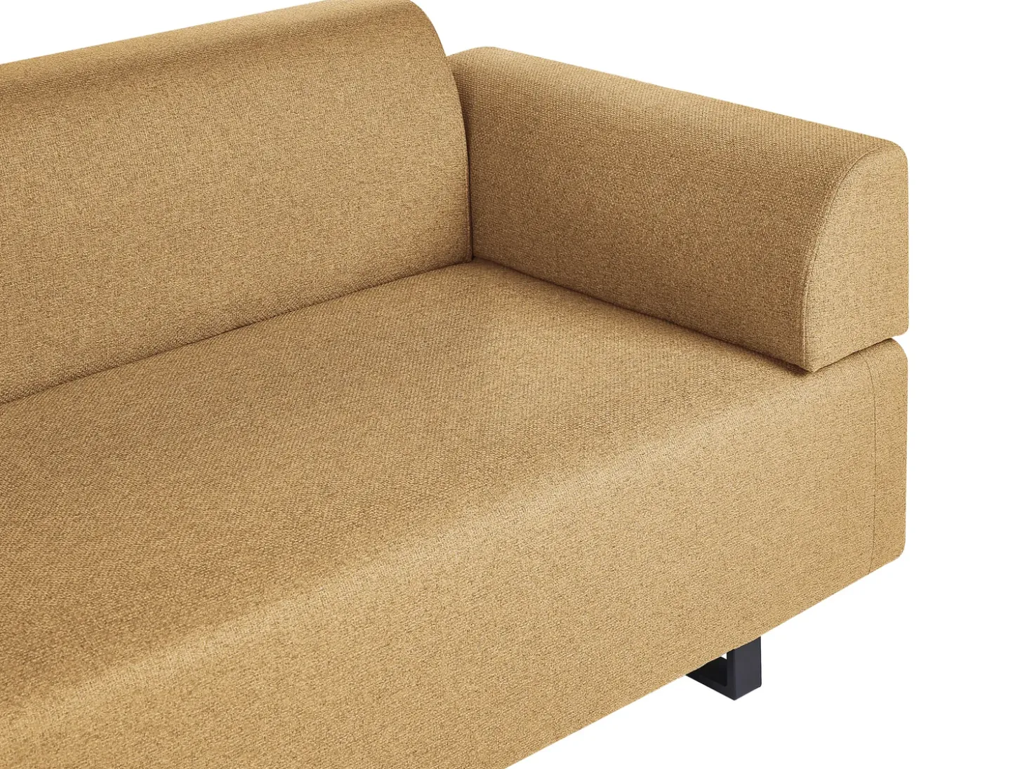 Clearance Sofa dla 3 osób SOKNA Musztardowy ze stolikami Sofy Tapicerowane|Wszystkie Sofy