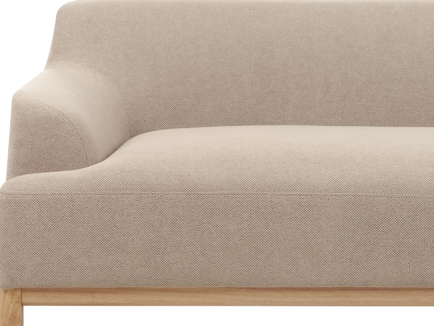New Sofa dla 3 osób SOSJO Beżowoszary Sofy Tapicerowane|Kolekcje Sof