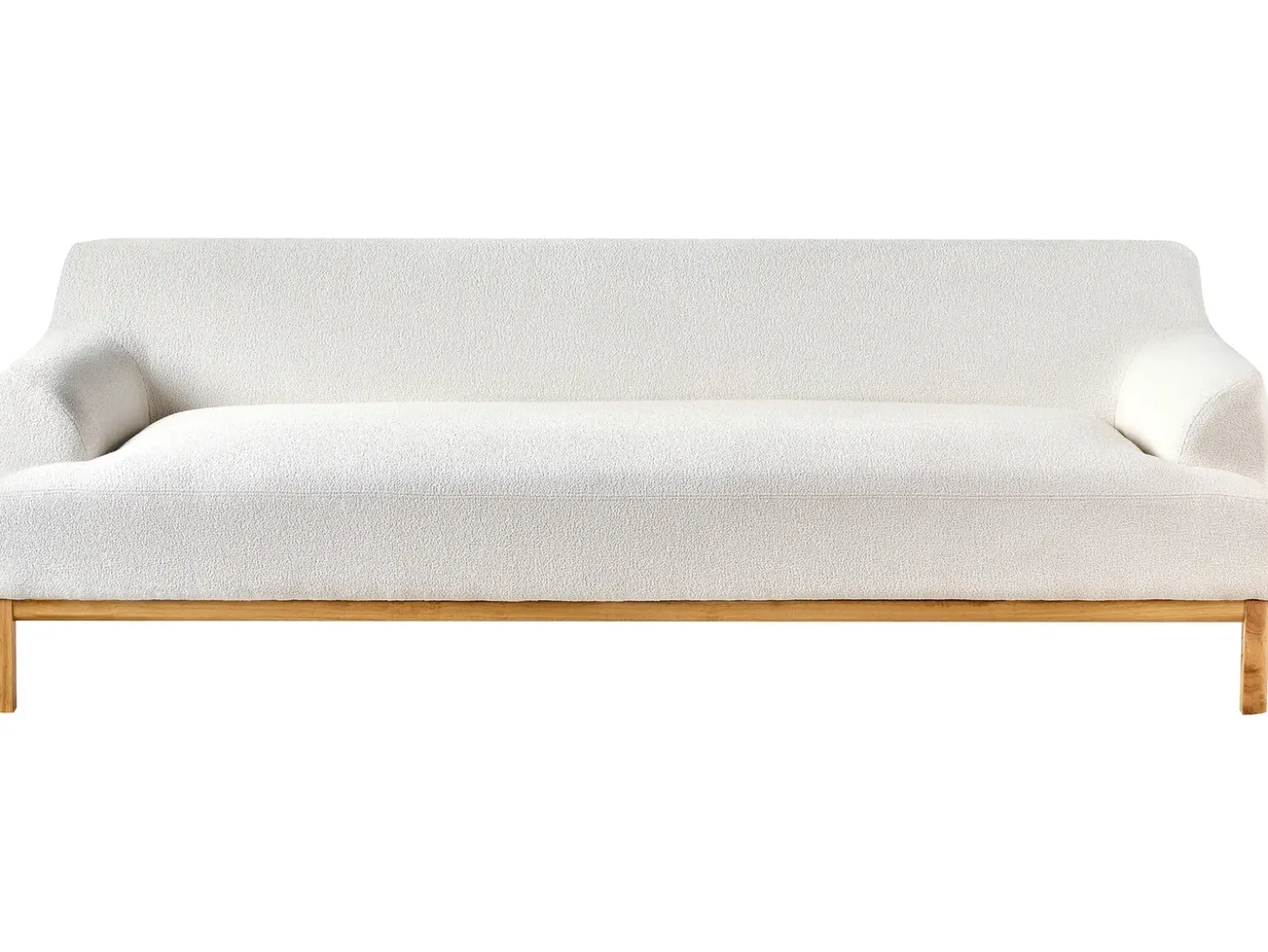 Clearance Sofa dla 3 osób SOSJO Boucle Złamana biel Sofy Tapicerowane|Kolekcje Sof