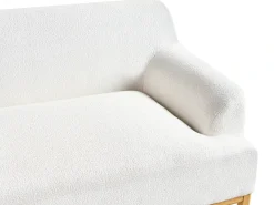 Clearance Sofa dla 3 osób SOSJO Boucle Złamana biel Sofy Tapicerowane|Kolekcje Sof