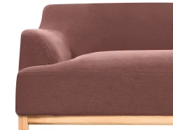 Hot Sofa dla 3 osób SOSJO Burgundowy Sofy Tapicerowane|Kolekcje Sof