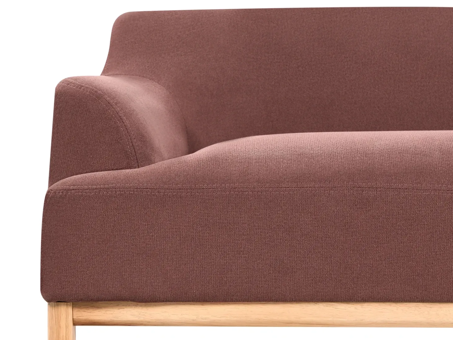 Hot Sofa dla 3 osób SOSJO Burgundowy Sofy Tapicerowane|Kolekcje Sof