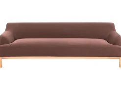 Hot Sofa dla 3 osób SOSJO Burgundowy Sofy Tapicerowane|Kolekcje Sof