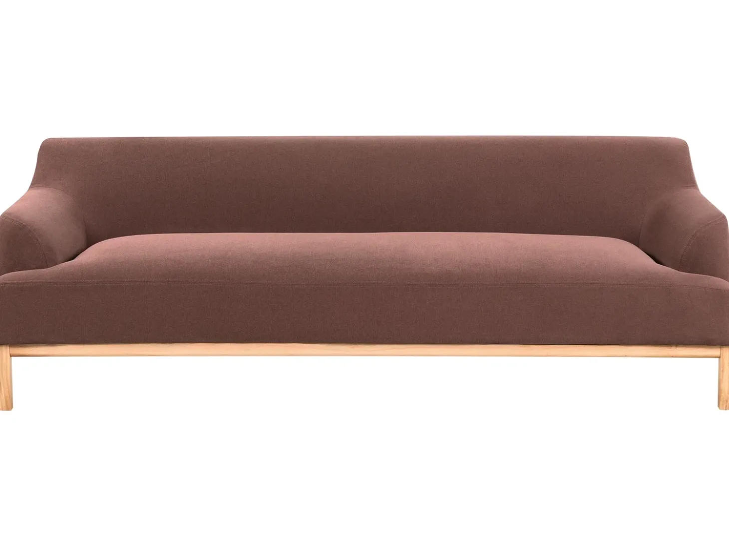 Hot Sofa dla 3 osób SOSJO Burgundowy Sofy Tapicerowane|Kolekcje Sof