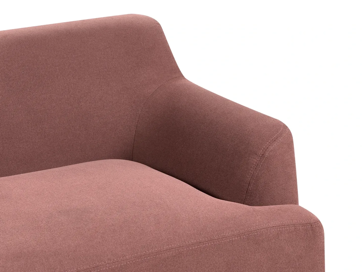Hot Sofa dla 3 osób SOSJO Burgundowy Sofy Tapicerowane|Kolekcje Sof