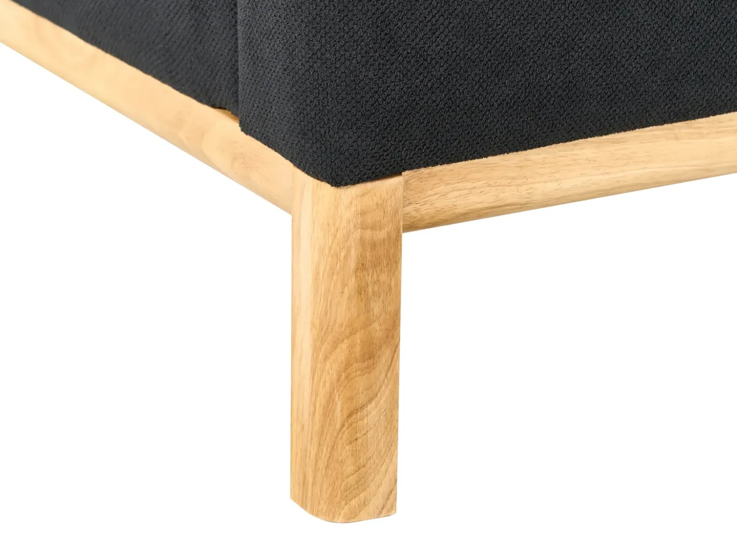 Discount Sofa dla 3 osób SOSJO Czarny Sofy Tapicerowane|Kolekcje Sof