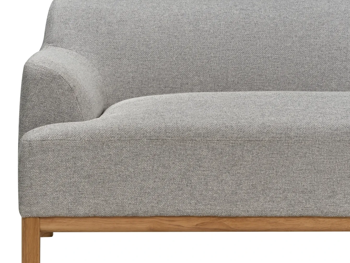 Sale Sofa dla 3 osób SOSJO Jasnoszary Sofy Tapicerowane|Kolekcje Sof